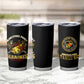 Montford Point Marines Tumbler Cup Afro First to Fight Prejudice - African Pride