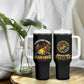 Montford Point Marines Tumbler With Handle Afro First to Fight Prejudice - African Pride