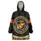 Montford Point Marines Wearable Blanket Hoodie Afro First to Fight Prejudice - African Pride