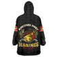 Montford Point Marines Wearable Blanket Hoodie Afro First to Fight Prejudice - African Pride