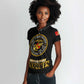 Montford Point Marines Women Polo Shirt Afro First to Fight Prejudice - African Pride