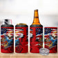 Montford Point Marines 4 in 1 Can Cooler Tumbler African American Eagle Anchor Tribute - African Pride