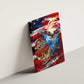 Montford Point Marines Canvas Wall Art African American Eagle Anchor Tribute - African Pride