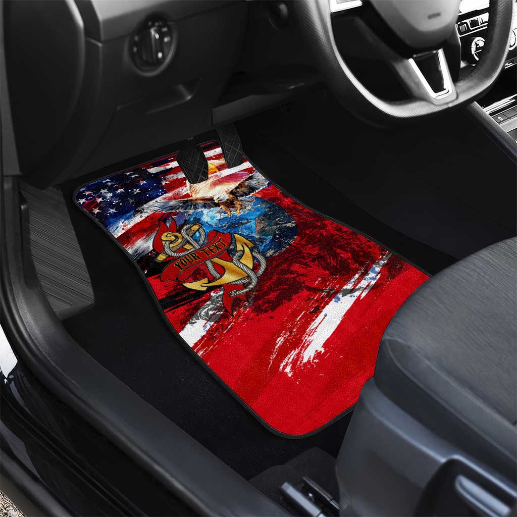 Montford Point Marines Car Mats African American Eagle Anchor Tribute - African Pride