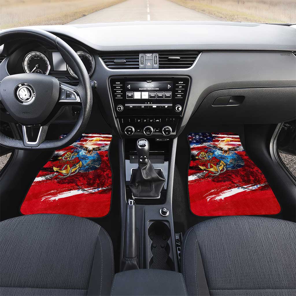 Montford Point Marines Car Mats African American Eagle Anchor Tribute - African Pride