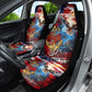 Montford Point Marines Car Seat Cover African American Eagle Anchor Tribute - African Pride