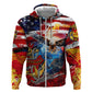 Montford Point Marines Hoodie African American Eagle Anchor Tribute - African Pride