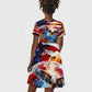 Montford Point Marines Kid Short Sleeve Dress African American Eagle Anchor Tribute - African Pride