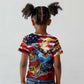 Montford Point Marines Kid T shirt African American Eagle Anchor Tribute - African Pride