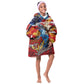 Montford Point Marines Kid Wearable Blanket Hoodie African American Eagle Anchor Tribute - African Pride