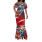 Montford Point Marines Mermaid Dress African American Eagle Anchor Tribute - African Pride