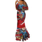 Montford Point Marines Mermaid Dress African American Eagle Anchor Tribute - African Pride