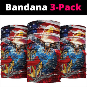 Montford Point Marines Neck Gaiter African American Eagle Anchor Tribute - African Pride