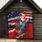 Montford Point Marines Quilt African American Eagle Anchor Tribute - African Pride