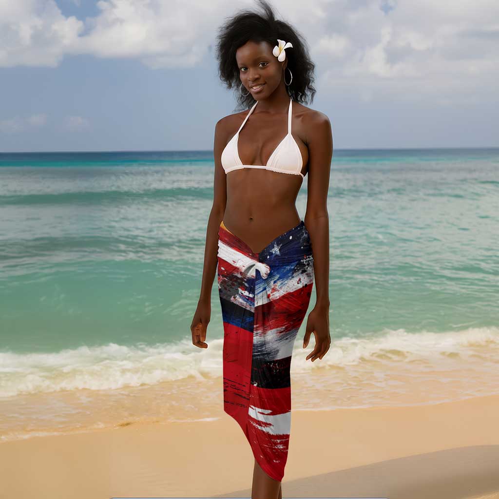 Montford Point Marines Sarong African American Eagle Anchor Tribute - African Pride