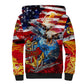 Montford Point Marines Sherpa Hoodie African American Eagle Anchor Tribute - African Pride