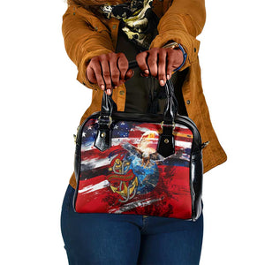 Montford Point Marines Shoulder Handbag African American Eagle Anchor Tribute - African Pride