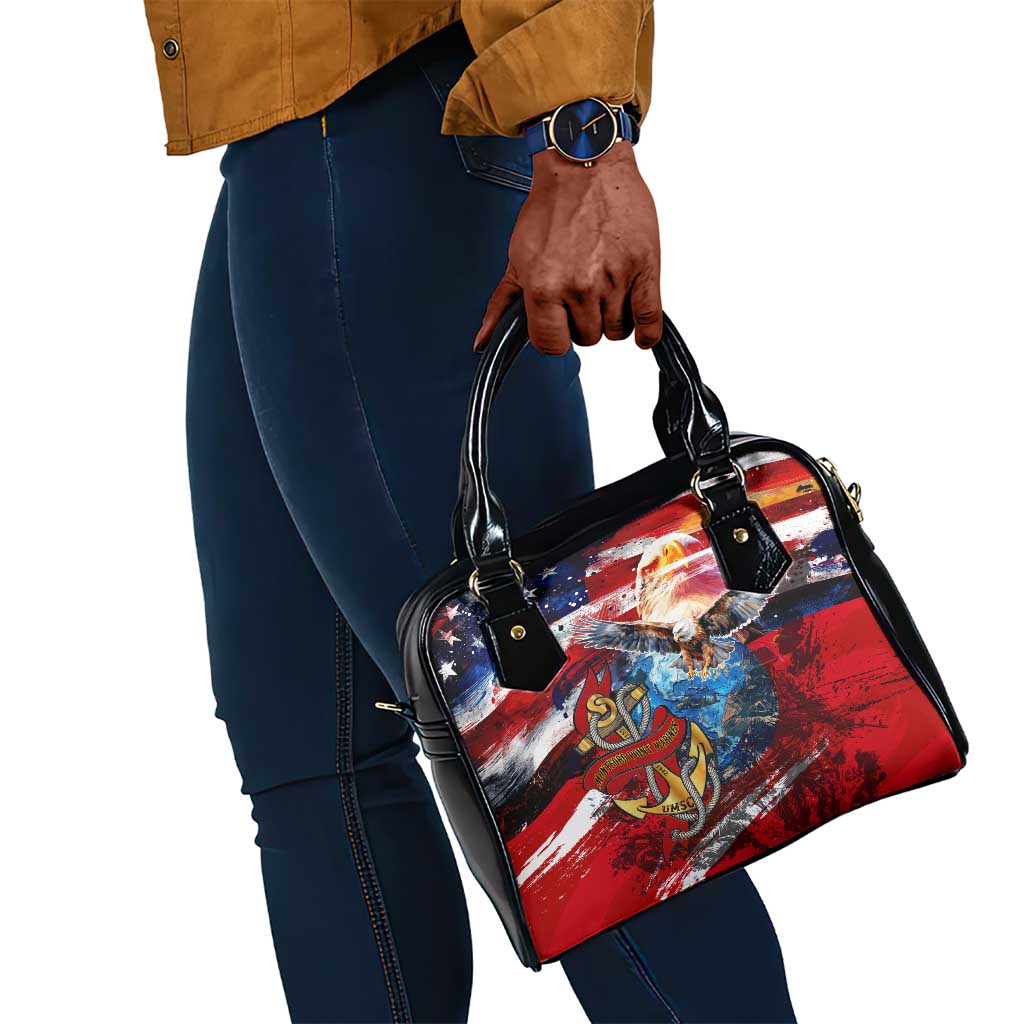 Montford Point Marines Shoulder Handbag African American Eagle Anchor Tribute - African Pride