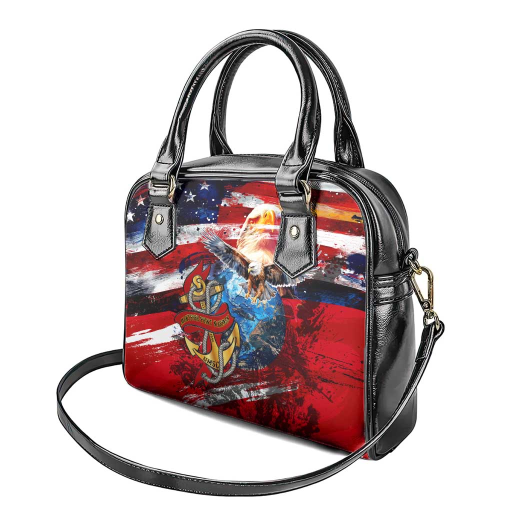 Montford Point Marines Shoulder Handbag African American Eagle Anchor Tribute - African Pride