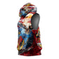 Montford Point Marines Sleeveless Hoodie African American Eagle Anchor Tribute - African Pride
