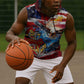 Montford Point Marines Sleeveless Hoodie African American Eagle Anchor Tribute - African Pride