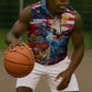 Montford Point Marines Sleeveless Zip Hoodie African American Eagle Anchor Tribute - African Pride