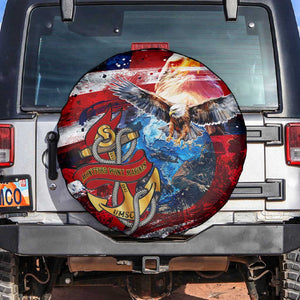 Montford Point Marines Spare Tire Cover African American Eagle Anchor Tribute - African Pride