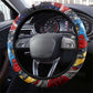 Montford Point Marines Steering Wheel Cover African American Eagle Anchor Tribute - African Pride