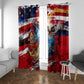 Montford Point Marines Window Curtain African American Eagle Anchor Tribute - African Pride