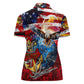 Montford Point Marines Women Polo Shirt African American Eagle Anchor Tribute - African Pride