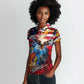 Montford Point Marines Women Polo Shirt African American Eagle Anchor Tribute - African Pride