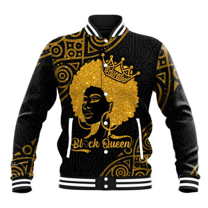 Educated Black Queen Baseball Jacket African Women DT02