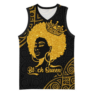 Educated Black Queen Basketball Jersey African Women - African Pride