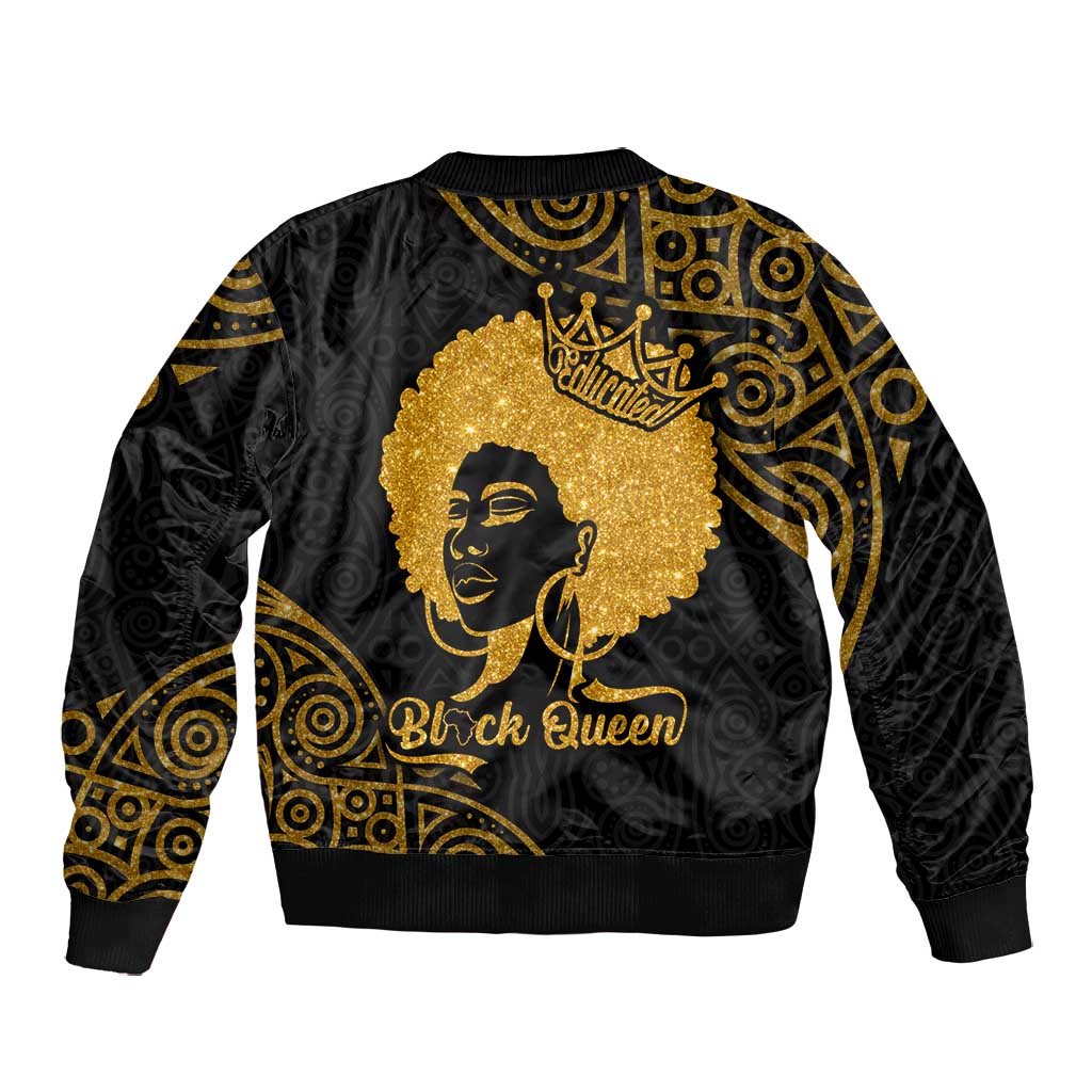 Educated Black Queen Bomber Jacket African Women