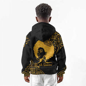 Educated Black Queen Kid Hoodie African Women