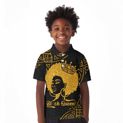 Educated Black Queen Kid Polo Shirt African Women