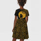 Educated Black Queen Kid Short Sleeve Dress African Women