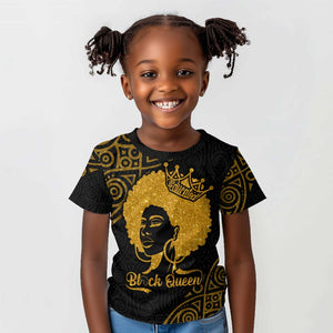 Educated Black Queen Kid T shirt African Women