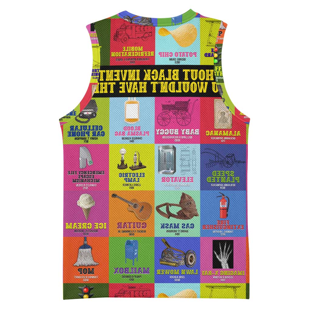 Black Inventions Basketball Jersey African-American Inventors - African Pride