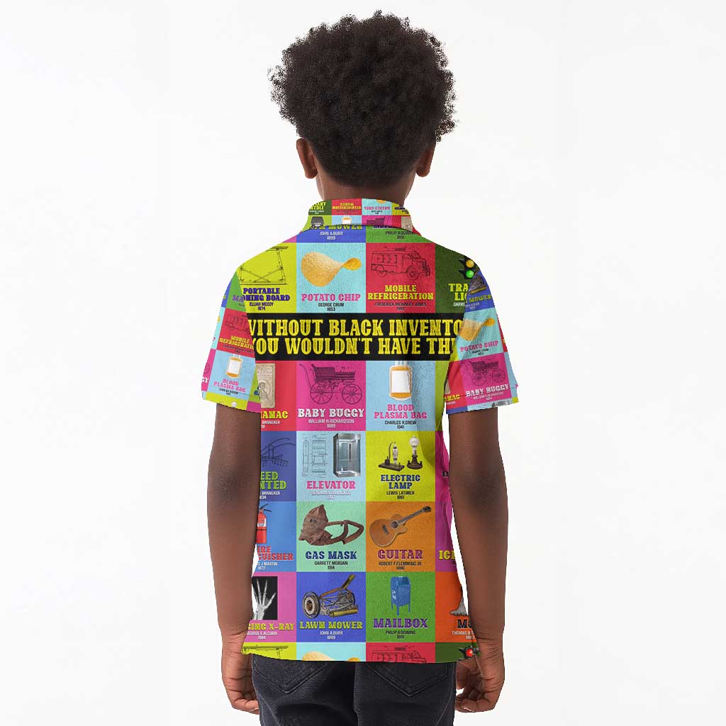 Black Inventions Kid Polo Shirt African-American Inventors