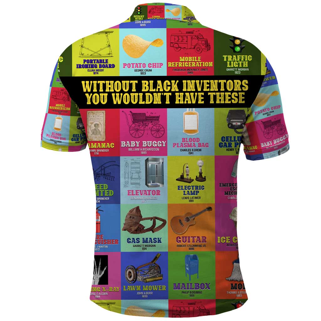 Black Inventions Polo Shirt African-American Inventors