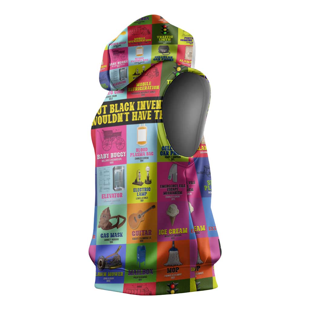 Black Inventions Sleeveless Hoodie African-American Inventors - African Pride