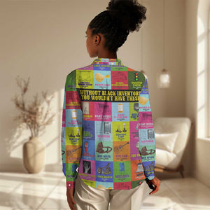 Black Inventions Women Casual Shirt African-American Inventors DT02