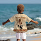 Black Father Kid Hawaiian Shirt African Father with Son and Daughter