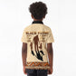 Black Father Kid Polo Shirt African Father with Son and Daughter