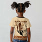 Black Father Kid T shirt African Father with Son and Daughter