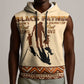 Black Father Sleeveless Hoodie African Father with Son and Daughter - African Pride