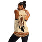 Black Father Women Racerback Tank African Father with Son and Daughter