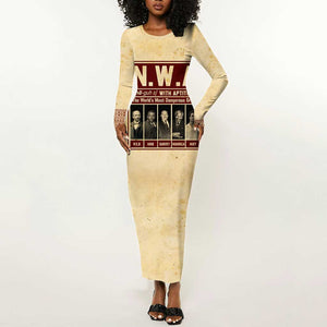 The World's Most Dangerous Group Long Sleeve Bodycon Dress DT02