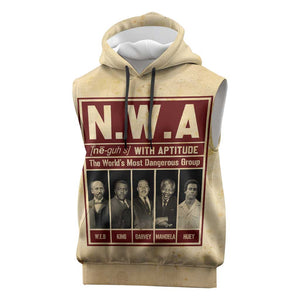 The World's Most Dangerous Group Sleeveless Hoodie - African Pride